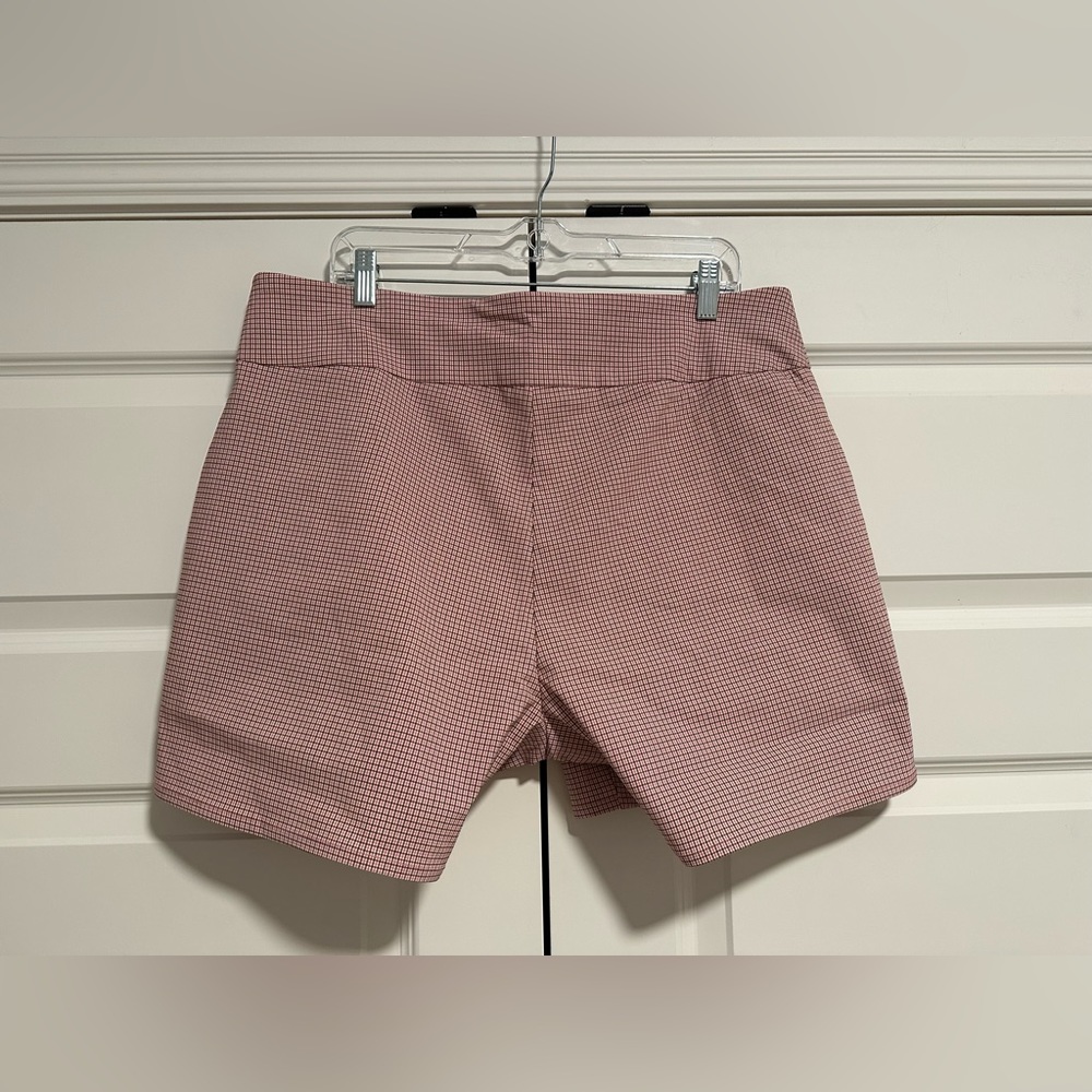NWT Versona Chasing the Sun Pink Gingham Shorts XXL - Picture 3 of 13